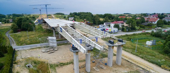 Brücke E1 Autobahn S19, Polen