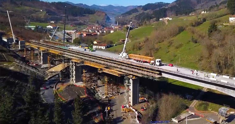 Viadukt Deskarga, Antzuola, Spanien