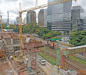 Bahnhof Morumbi, São Paulo, Brasilien