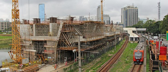 Bahnhof Morumbi, São Paulo, Brasilien