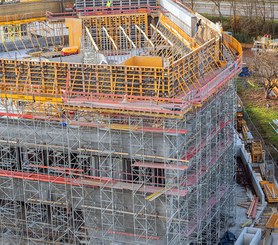 Neubau der Zentrale der Gustav Epple Bauunternehmung in Degerloch, Deutschland