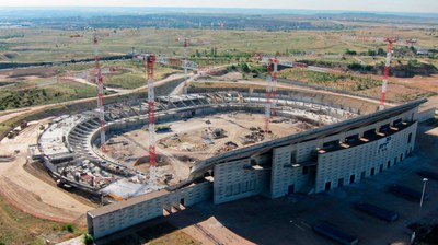 Erweiterung Wanda-Stadion, Madrid, Spanien