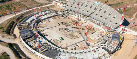 Erweiterung Wanda-Stadion, Madrid, Spanien