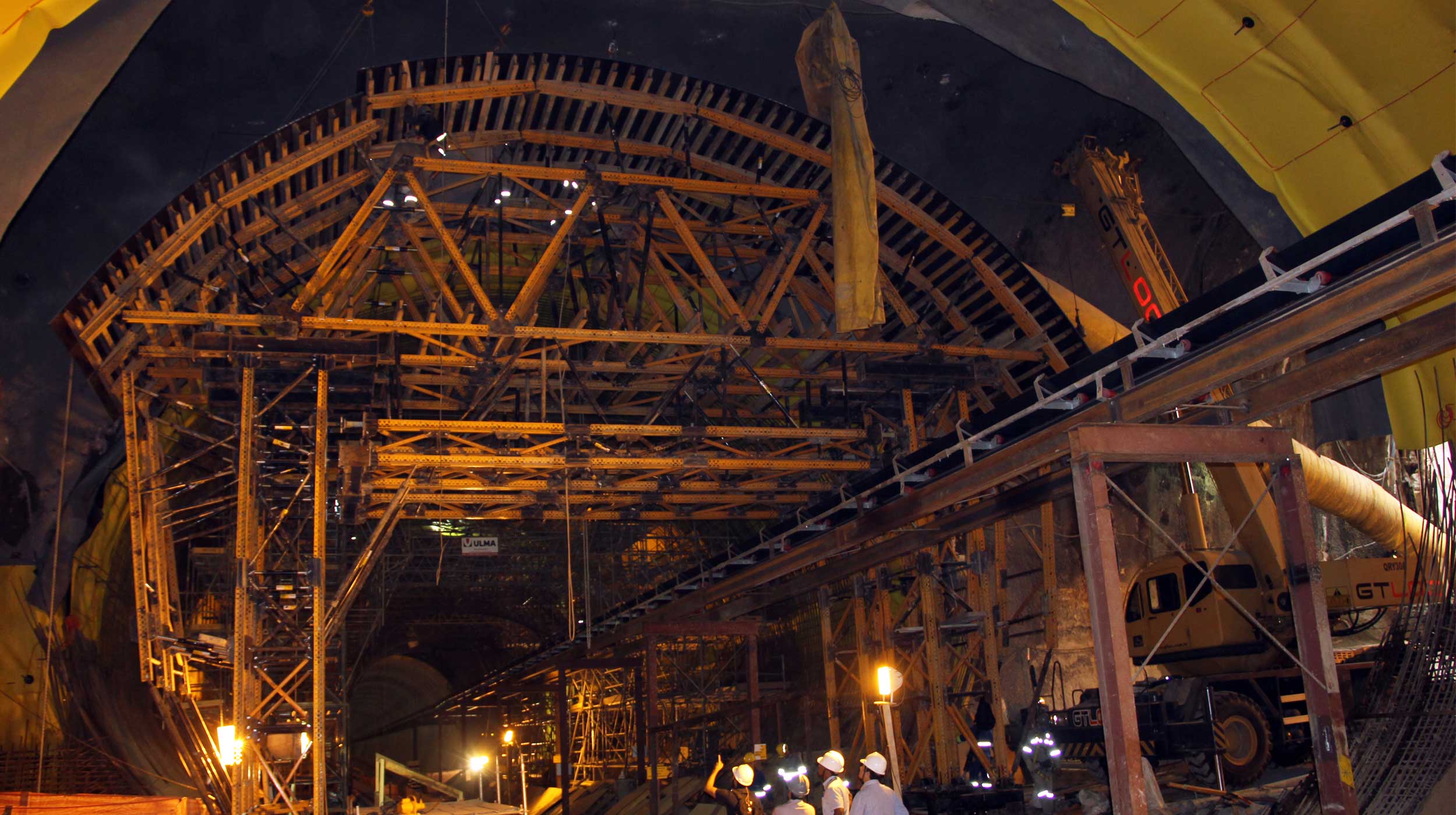 ULMA verfügt über umfangreiche Erfahrungen im Bau von U-Bahn- Linien und hat 700 Tonnen Schalung, Traggerüste und Gerüste für den Bau der Linie 5 der Metro in São Paulo geliefert.