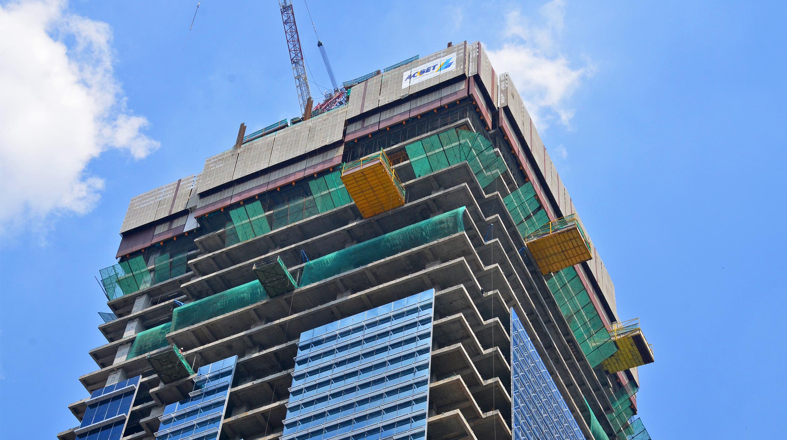 Thamrin Nine 1 ist der höchste Wolkenkratzer in Indonesien mit einer Höhe von 333,5 m.