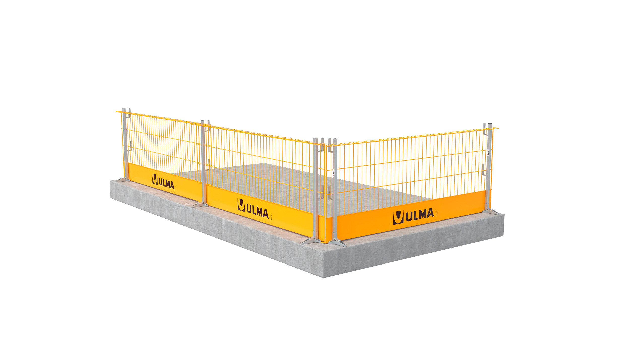 Flexibles Absturzsicherungssystem für Betondeckenräder und ULMA Schalungssysteme.