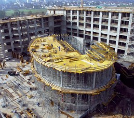 Rundbauausführung im Hochbau