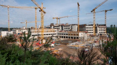 US-Militärhospital Weilerbach: Megaprojekt mit 90.000 m² erfolgreich im Rohbau umgesetzt