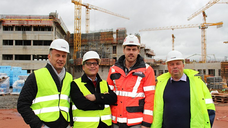 US-Militärhospital Weilerbach: Megaprojekt mit 90.000 m² erfolgreich im Rohbau umgesetzt