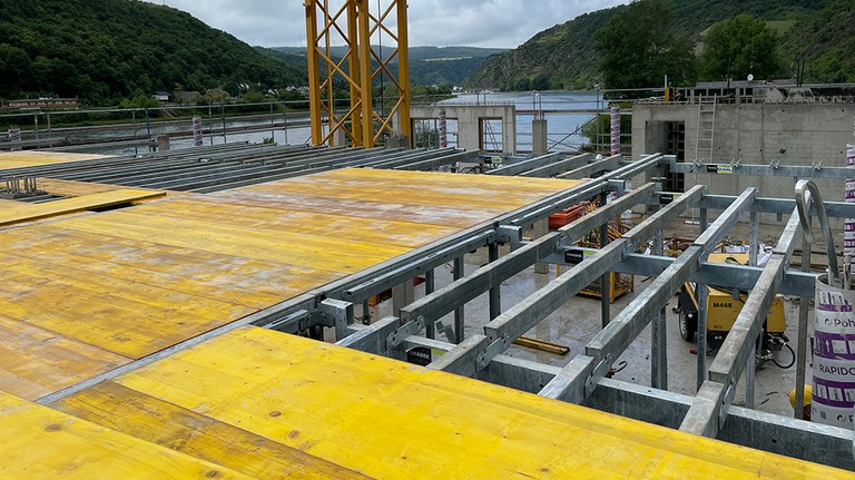 Verwaltungsneubau St. Goarshausen – mehr Effizienz im Deckenbau mit ONADEK TOP