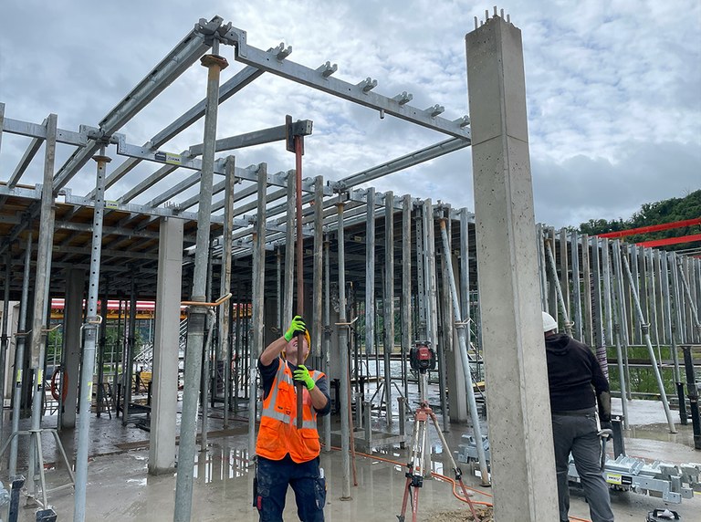 Verwaltungsneubau St. Goarshausen – mehr Effizienz im Deckenbau mit ONADEK TOP